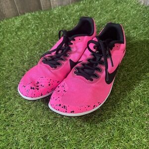 Size 9.5 - Nike Zoom Rival D 10 Ink Splatter -‎ Pink Blast W